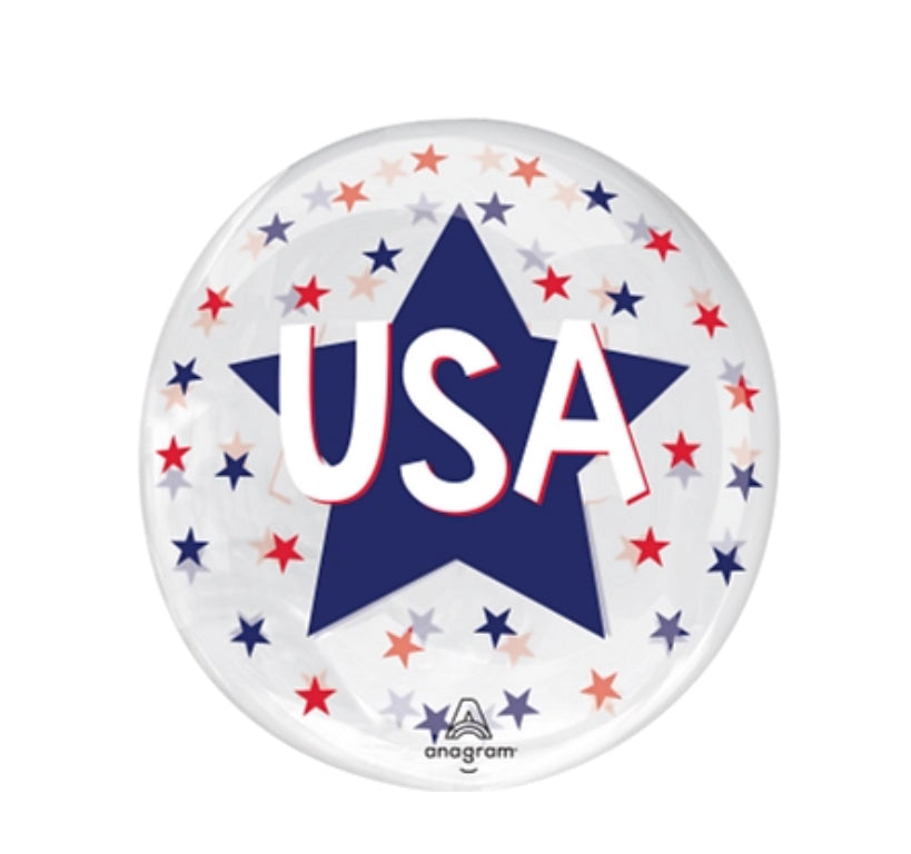 Anagram 15" USA Clearz Stars